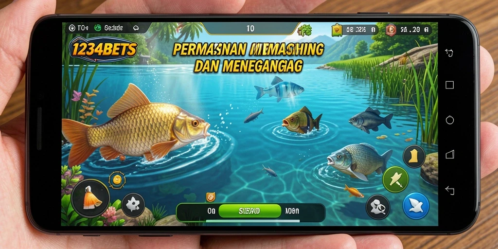 Screenshot gameplay 1234BETS menampilkan aksi memancing yang seru dan grafis menawan.