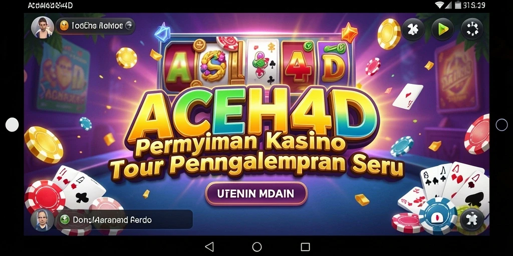 Tampilan permainan kasino ACEH4D yang menarik dan menawan.