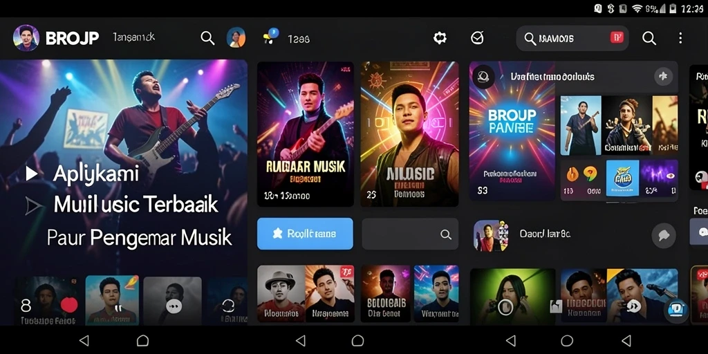 Tampilan gameplay <strong>BROJP</strong> yang menarik saat bermain musik.