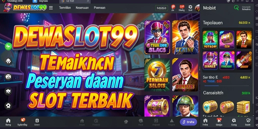 Tampilan menarik dari gameplay Slot di DEWASLOT99.