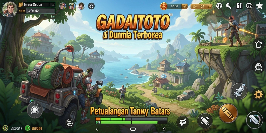 Screenshot GADAITOTO menampilkan petualangan seru dalam dunia terbuka.