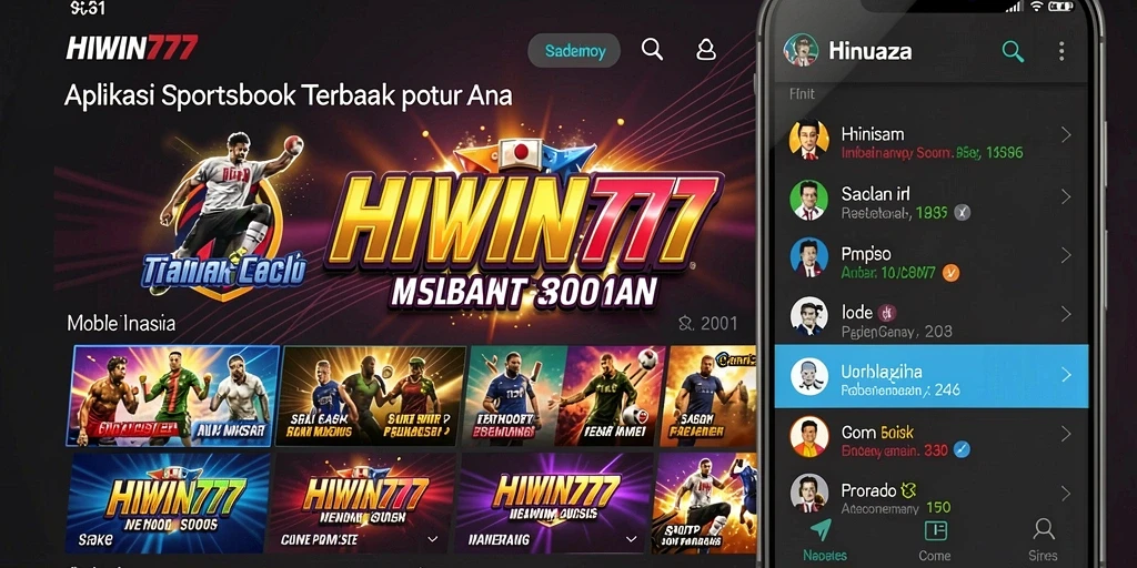 Tampilan menarik dari gameplay Sportsbook HIWIN777.