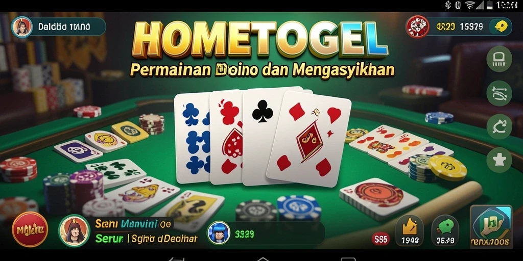 Tampilan gameplay menarik dari HOMETOGEL yang seru.