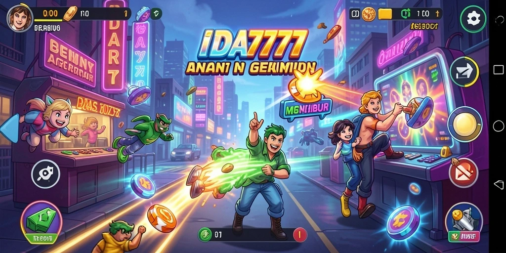 Screenshot utama <strong>IDA777</strong> menampilkan gameplay seru di berbagai level challenging.