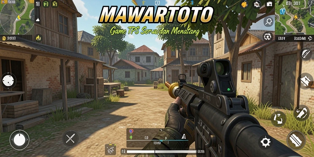 Screenshot gameplay MAWARTOTO menampilkan aksi tembak yang mendebarkan.