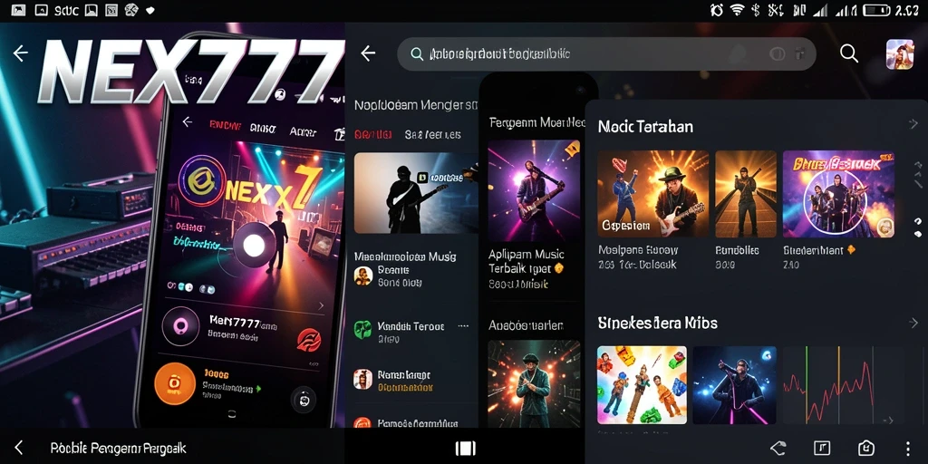 Screenshot gameplay NEX777 menampilkan alunan musik yang asyik.