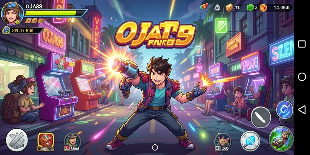 Tampilan gameplay OJA89 yang seru dan penuh aksi.