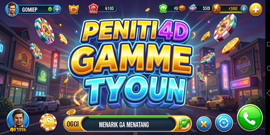 Tampilan gameplay seru dan menantang di PENITI4D.
