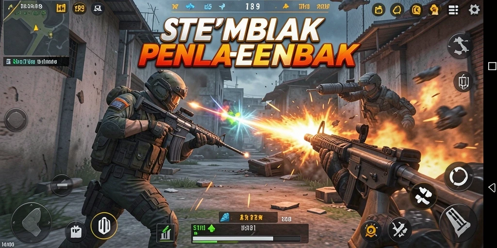 Tampilan gameplay ST789 yang mendebarkan dan penuh aksi.