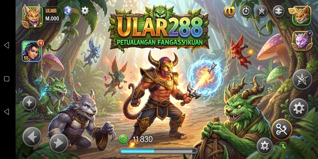 Tampilan gameplay RPG ULAR288 yang penuh aksi dan petualangan.