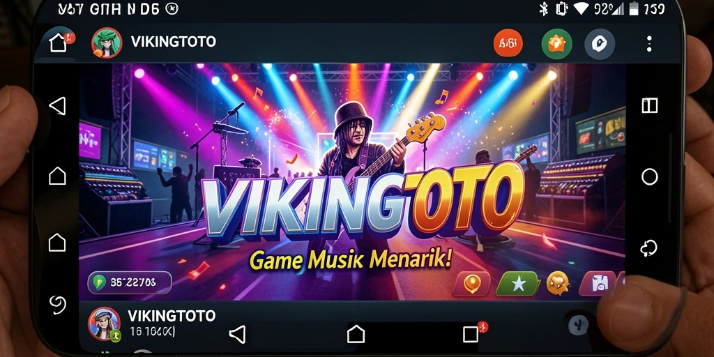 Tampilan gameplay VIKINGTOTO dengan musik yang menghibur.