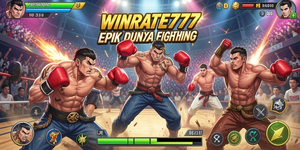 Gameplay seru dalam pertarungan Fighting yang mendebarkan.