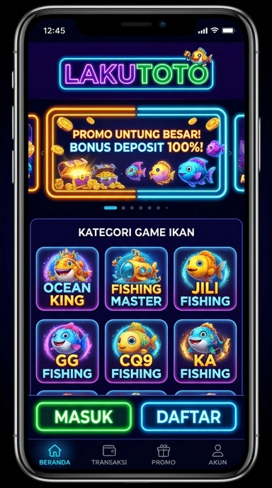 Kategori aplikasi di lakutoto memudahkan pencarian.